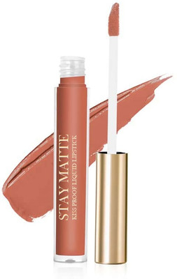 GULGLOW99 Long Stay Matte Liquid Lipstick(LIGHT BROWN, 3 ml)