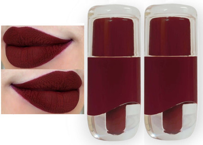 tanvi27 New-Waterproof-Longlast-Matte-Sensational-Dark-Red-Lipstick(Dark Red, 7 ml)