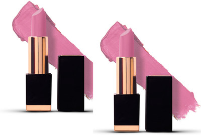 ADJD Combo Soft Pigmented Smudge Proof Creamy Matte Long Stay Lipstick Power pink(Power pink, 7 g)