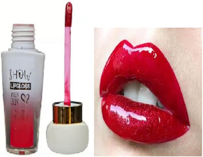 Luipui red glossy lipstick waterproof trending pack of 1(red, 6 ml)