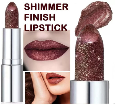 Yuency Best SHIMMERY SHINY MULTI PURPOSE GLITTER CHOCOLATE LIPSTICK(CHOCOLATE, 3.8 g)