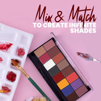 imelda Lip Palette, Demi Matte | 16 Colors to Infinte Lipstick Colors Palette(Multi color, 36 g)