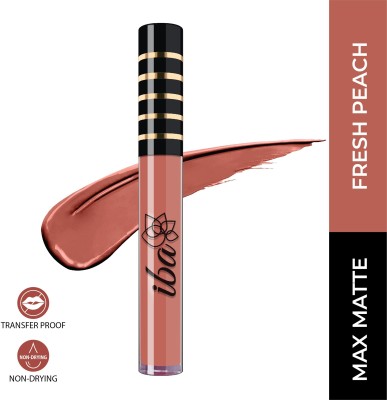 Iba Maxx Matte Liquid Lipstick(Fresh Peach, 2.6 ml)