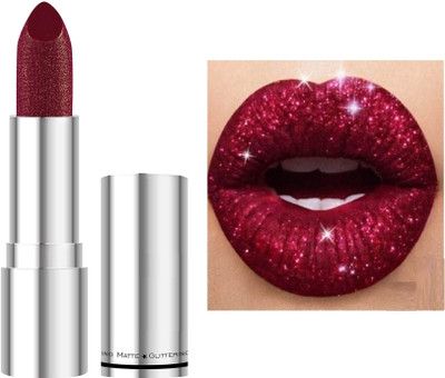 YAWI Perfect Magical Shimmery Sparkly Metallic Glitter Lipstick(Jam)