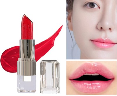 ADJD Temperature Jelly Lipstick Moisturizer Magic Change(RUBY RED, 3.6 g)