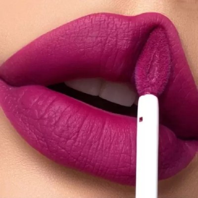 GABBU on Transfer Waterproof Longlast Matte Liquid Lipstick Dark pink(DARK PINK, 5 ml)