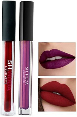 Sh.Huda Makeup Beauty Liquid(Maroon, Purple, 12 ml)