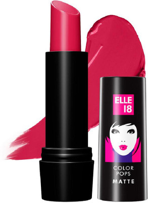 ELLE 18 Color Pop Matte Lip Color P23(Deep Pink, 4.3 g)