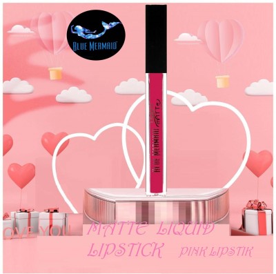 BLUEMERMAID New Kissproof Vitamin E Enriched Matte Liquid Lipstick(PINK, 6 ml)