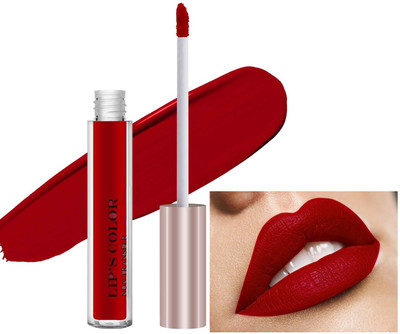 GABBU Matte Me Ultra Smooth Lipstick | Highly Pigmented(bright red, 7 ml)