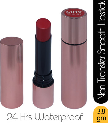 maliao BEEMALIAO Lipstick Non Transfer Smooth Lipstick 24 Hrs Long Lasting Shade 1(Chilly Red, 3.8 g)