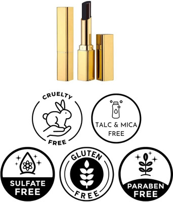 Vyomiris WATERPROOF LONG LASTING MATTE BLACK LIPSTICK FOR DRAMATIC LIPS(BLACK, 3.6 g)