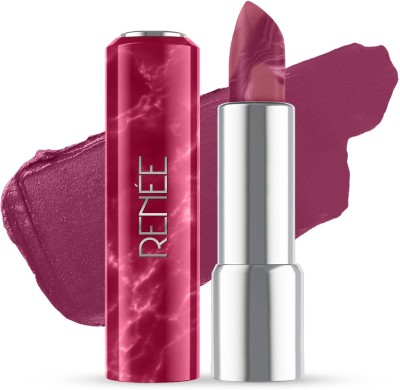 Renee Marble Creamy Matte Lipstick, Rich Payoff with High Color Pigment, Moisturizing(Viola, 4 g)