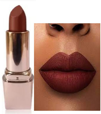 Luipui trending brown matte look lipstick pack of 1(brown, 6 g)