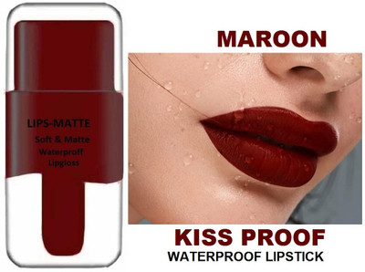 manasona PROFESSIONAL ULTRA SMOOTH DEEP MAROON LIQUID MATTE LIPSTICK(MAROON, 3.5 ml)