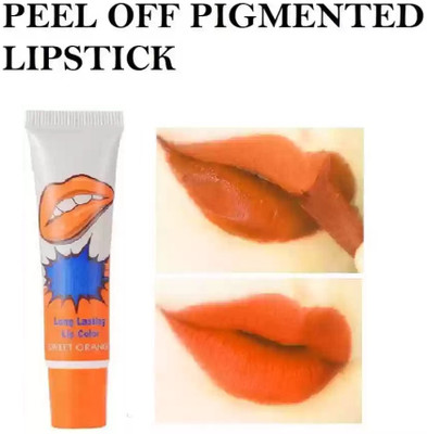 GABBU Liquid Lipstick Lip Gloss Color Peel Off Mask Lip Tint11(ORANGE, 15 g)