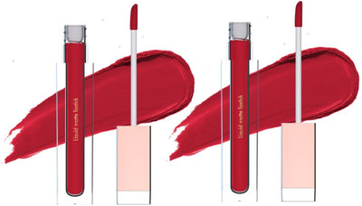 MYEONG Matte Finish Chilly Red Shade Velvet Matte Liquid Lipstick(Red, 12 ml)