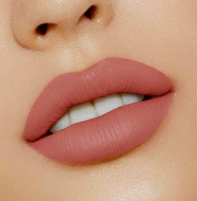 WOONGMI Long Stay Transferproof & Waterproof Matte Lipstick(Peach, 7 ml)
