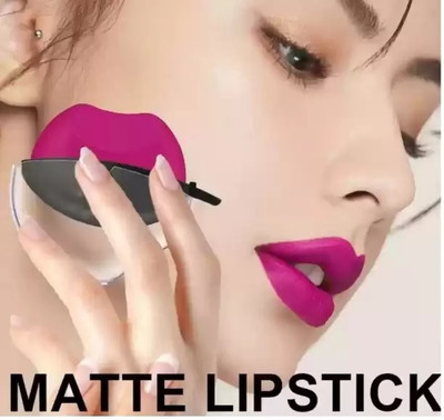 EVERERIN Best Lip Shape Lipstick Design Matte Lipstick(Pueple, 10 g)