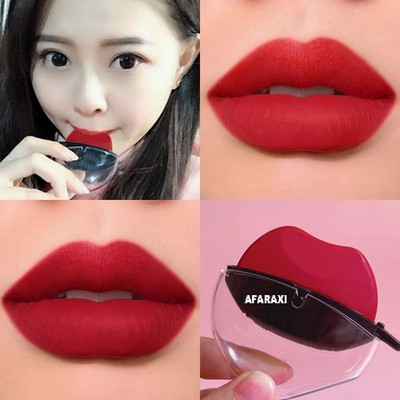 AFARAXIA Apple Shape Lazy Quick Matte Lipstick(Red, 10 g)