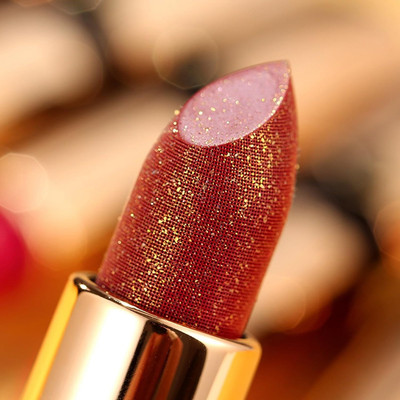 YAWI Professional 3D Magical Metallic Glitter Lipstick(red, 3.8 g)