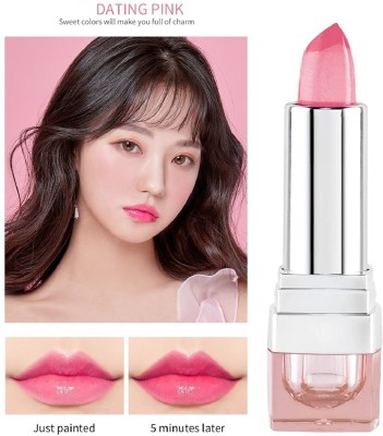 BLUEMERMAID Change Temperature Mood Lipstick Moisturizer Jelly Flower Lipstick(PUNCH, 3.6 g)