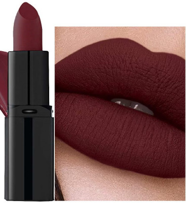 GABBU Waterproof Matte Velvet Finish Full Coverage Matte Long Lasting Lipstick(Chestnut Rose, 3.5 ml)