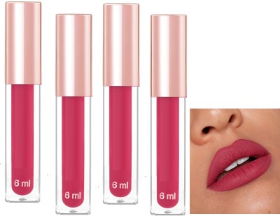 ADJD Combo Velvety Soft Finish rose pink Weightless Formula Long Lasting Lipstick(rose pink, 24 ml)