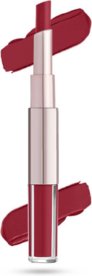 GABBU Brick Red 2in1 Non-Transfer | Smooth Texture Lipstick(Brick Red, 3 ml)