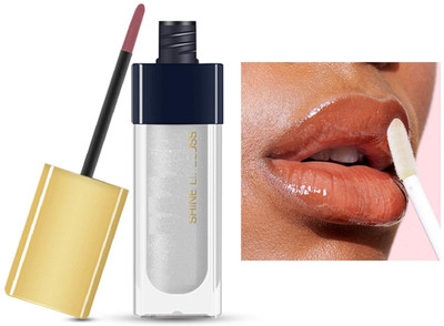 tanvi27 Lip Gloss Glide-On Lipstick for Glossy Effect, Transparent Lip Makeup(WHITE, 6 ml)