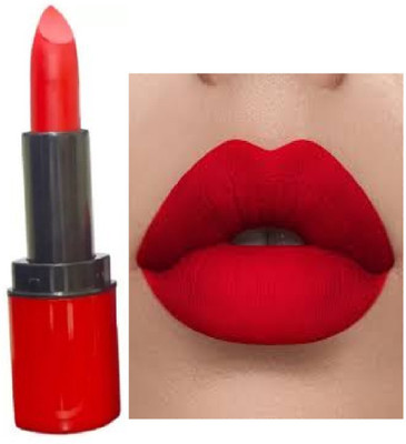 Luipui trending matte red crayon lipstick waterproof pack of 1(red, 6 g)