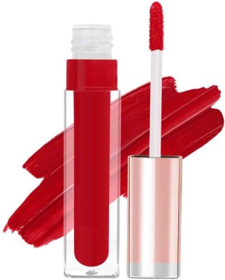 REIMICHI Non Transfer Waterproof Longlast Matte Liquid Lipstick(DEEP RED, 4 ml)