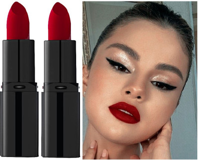 ADJD Non-Drying and Creamy Formula Lipstick(Red, 10 ml)