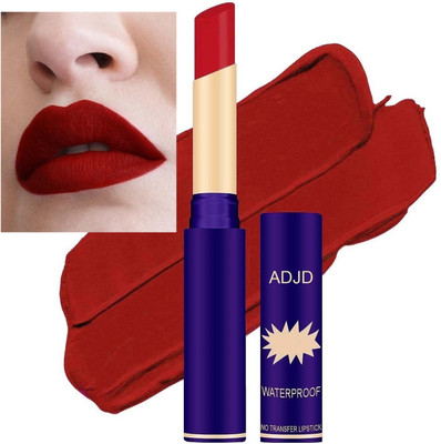 ADJD HD Matte Pigmented Smudge proof Lipstick(RED, 3.6 g)