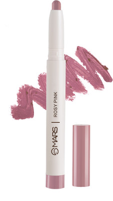 MARS Non-Transfer Long Lasting Poppins Rotating Matte Lip Crayon(Rosy Pink-04, 1.3 g)