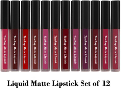 touchup Velvet 12 Collection Lipstick(Multicolor, 36 ml)