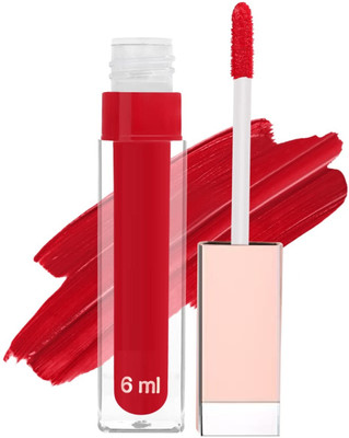 GABBU Matte Liquid Lipstick | Lightweight & Comfortable | 10 Hrs Long Lasting(RED, 6 ml)