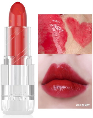 MYEONG Colour Gel Super Hydrating PH Colour-Changing & Highly Pigmented Lipstick Candy Red(Pack of: 1, 3.6 g)