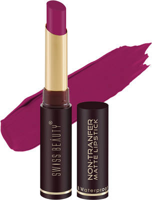 SWISS BEAUTY Non_Transfer Matte Lipstick (SB-209-13)(First Love, 2 g)