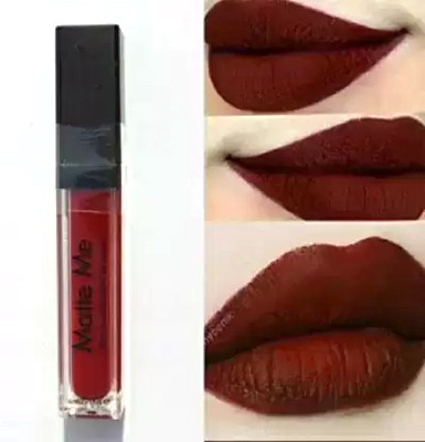 BLUSHIS Smudge Proof Liquid lipstick matte waterproof(maroon, 8 ml)