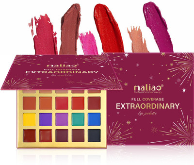 maliao Matte Extraordinary Full Coverage Lip Palette 25 Stunning Colors Every Occasion(PALETTE, 25 g)