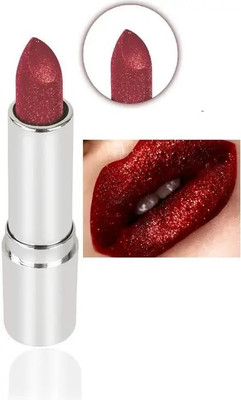 GABBU Diamond Shimmer Glitter & Mattie Red Shine Lipstick(RED, 3.6 g)