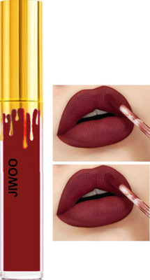 Jiwoo HD Non Transfer Liquid Waterproof Matte Lipstick(DULL RED, 12 ml)