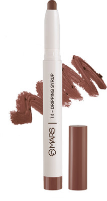 MARS Non-Transfer Long Lasting Poppins Rotating Matte Lip Crayon(Dripping Syrup-14, 1.3 g)