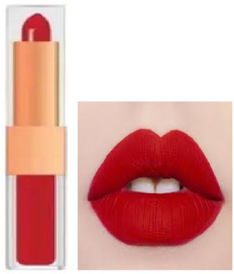 Luipui wonderful red 2 in 1 crayon + liquid matte finish lipstick pack of 1(red, 6 g)