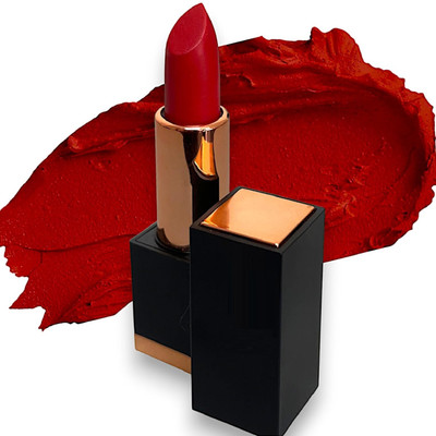AFARAXIA Kiss Proof Creamy Matte Red Lipstick 06(RED, 3.5 g)