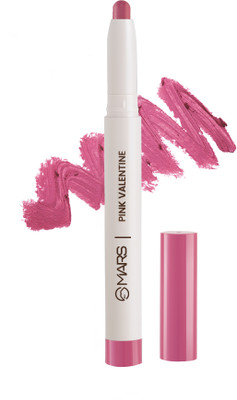 MARS Non-Transfer Long Lasting Poppins Rotating Matte Lip Crayon(Pink Valentine-18, 1.3 g)