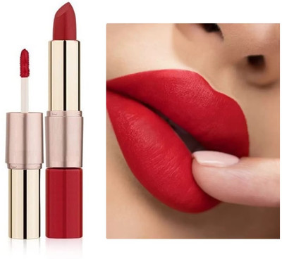 DYSOKAYO SUPER SMOOTH MATTE FINISH 2 IN 1 LIPSTICK(red, 8 g)