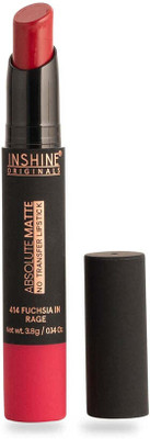Inshine ORIGINALS Absolute Matte No Transfer Lipstick-414(414 fuchsia in rage', 3.5 g)