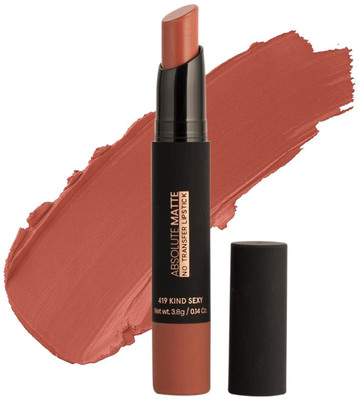 luzimaisa Absolute Matte No Transfer Lipstick Creamy Matte Lipstick,Lasts Up to 12 hours(KIND SAXE, 3.8 g)